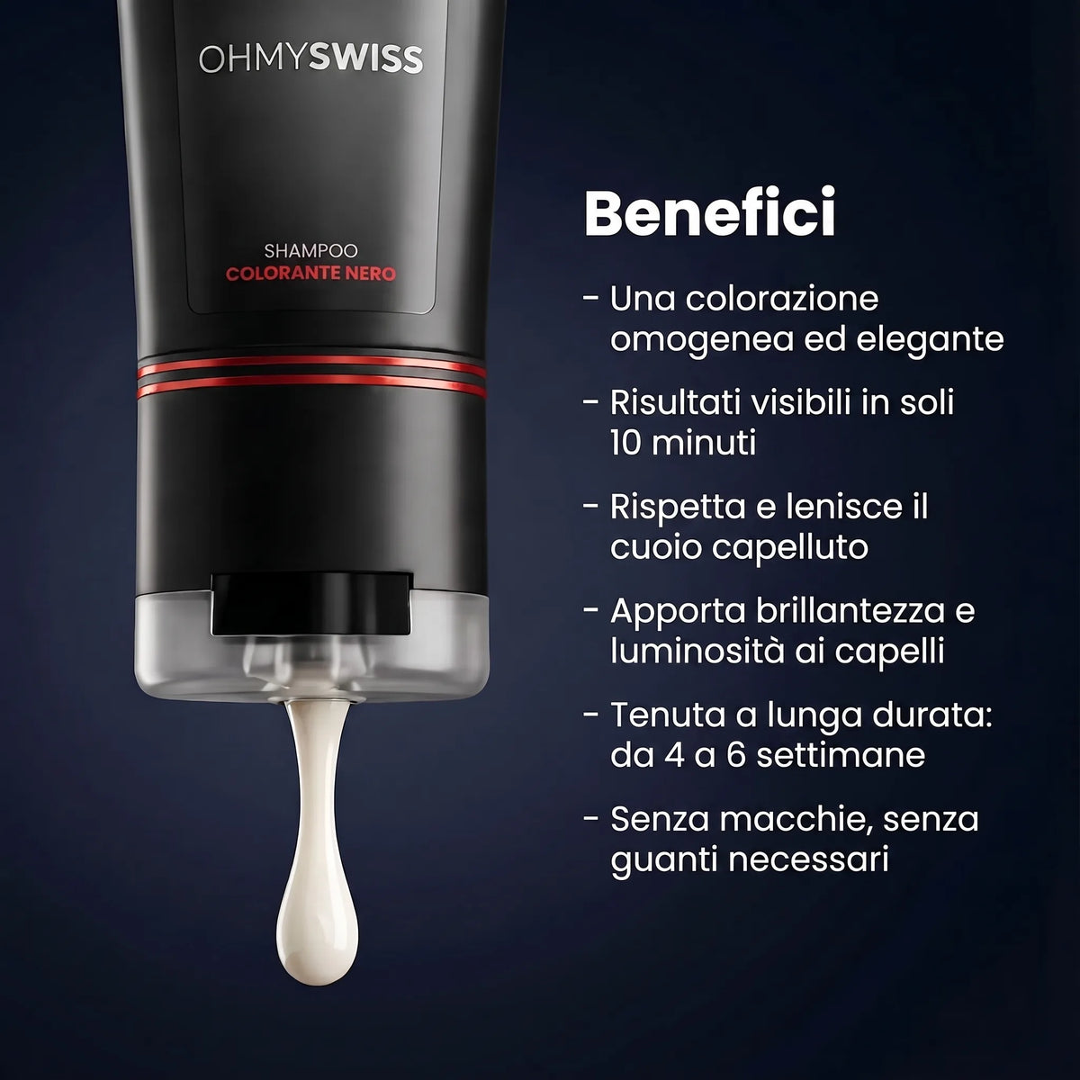 Shampoo Colorante Istantaneo OHMYSWISS