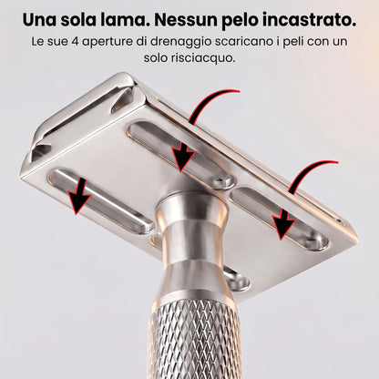 Rasoio di Sicurezza 30° Pelle Sensibile OHMYSWISS