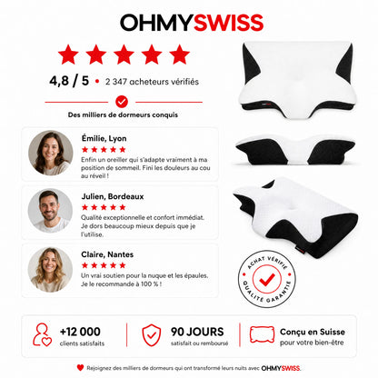 Cuscino ergonomico Somnia OHMYSWISS