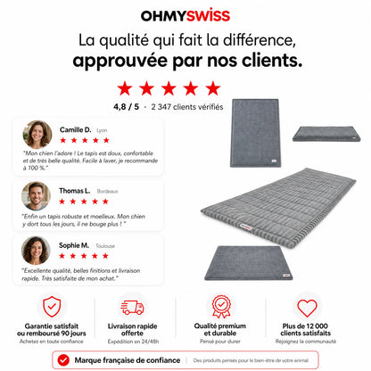 Housse Canapé Plush Anti-Poils OHMYSWISS