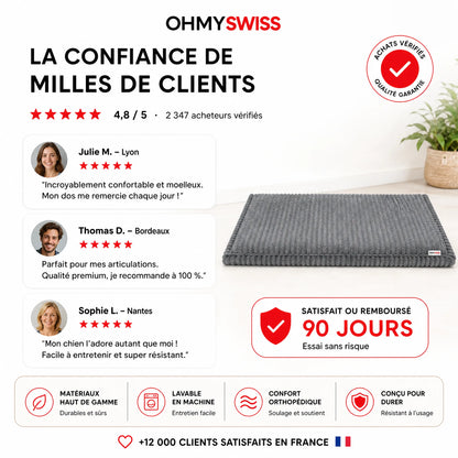 Housse Canapé Plush Anti-Poils OHMYSWISS