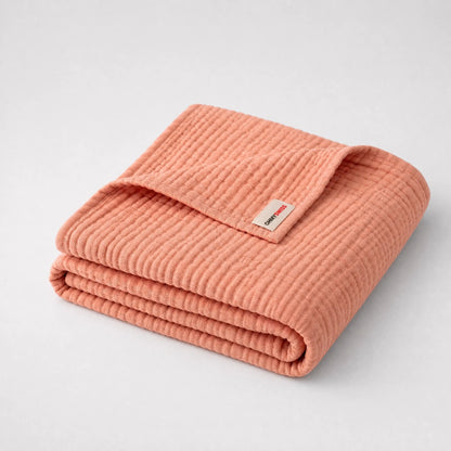Coperta in mussola 100% cotone – Morbidezza Nuvola OHMYSWISS
