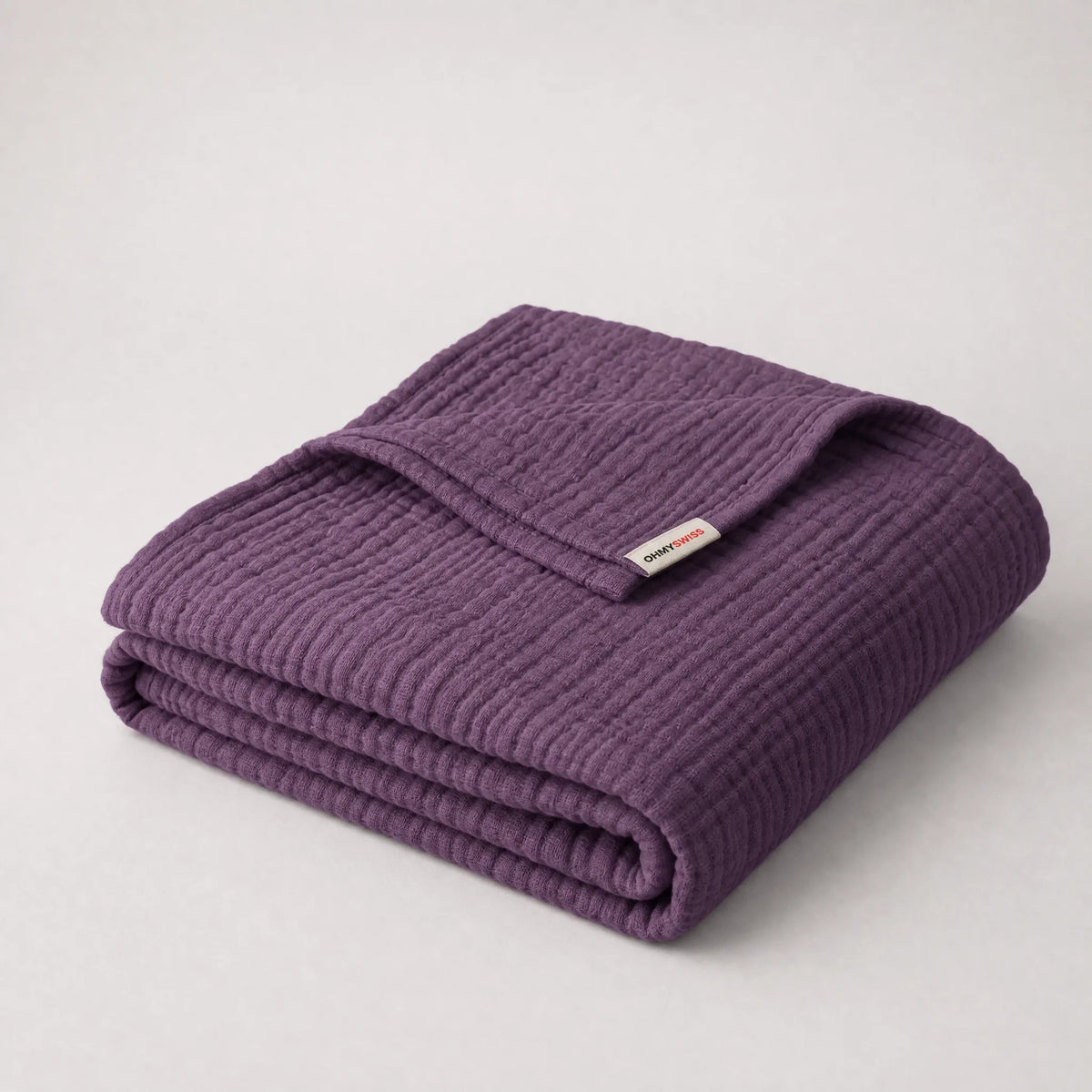 Coperta in mussola 100% cotone – Morbidezza Nuvola OHMYSWISS