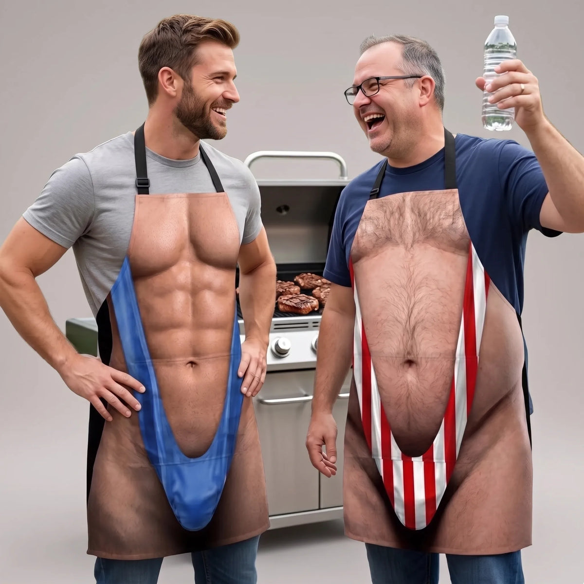 Tablier Personnalisé avec Poche – Roi du Grill OHMYSWISS