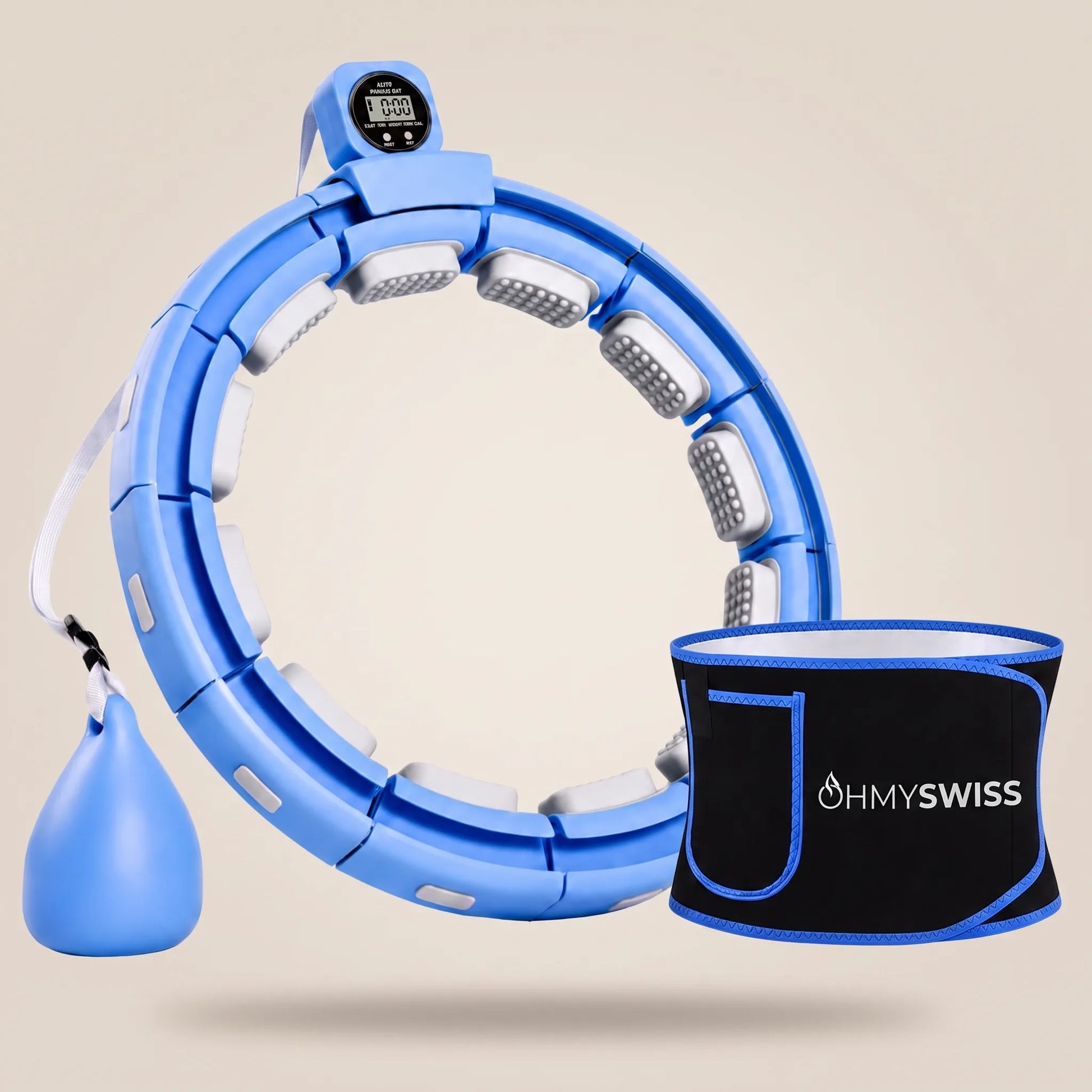 Hula Hoop Intelligent Pro + Schwitzgürtel GRATIS OHMYSWISS