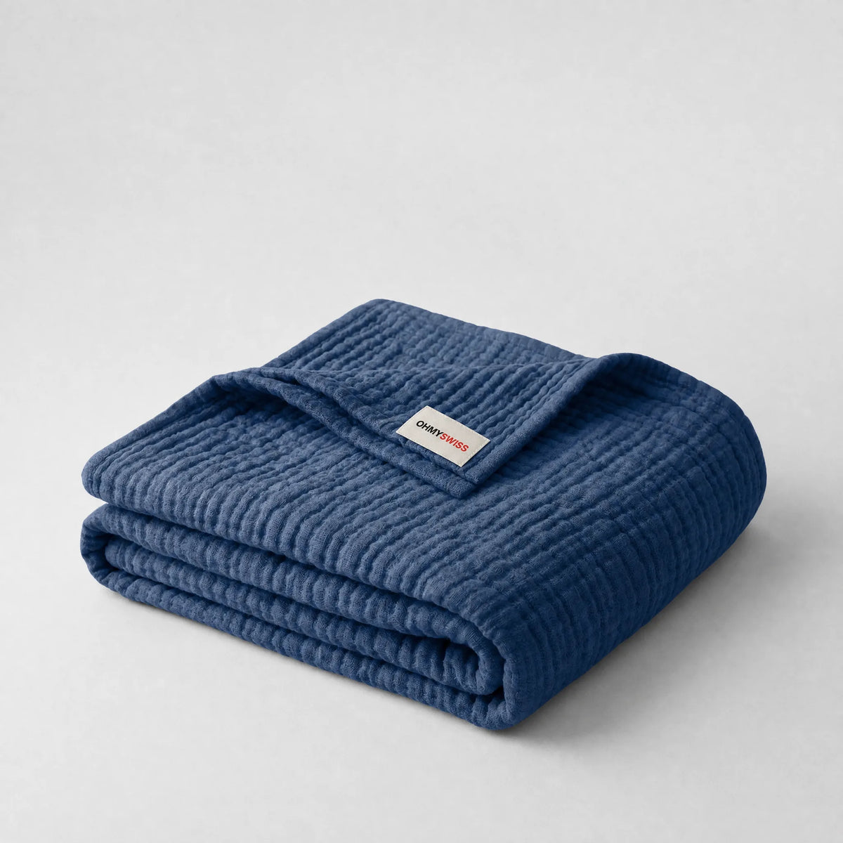 Coperta in mussola 100% cotone – Morbidezza Nuvola OHMYSWISS