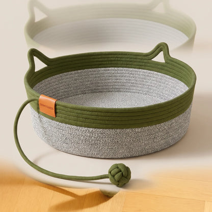 Cuccia Instinct in corda intrecciata per gatti OHMYSWISS