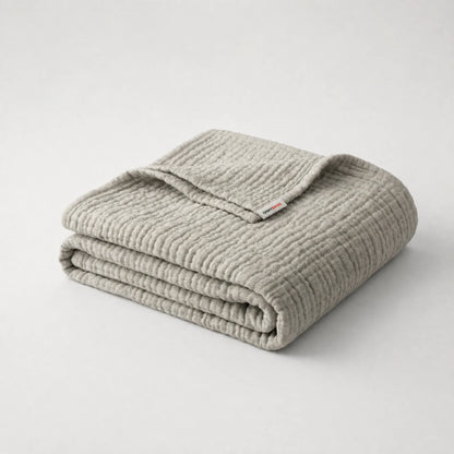 Coperta in mussola 100% cotone – Morbidezza Nuvola OHMYSWISS