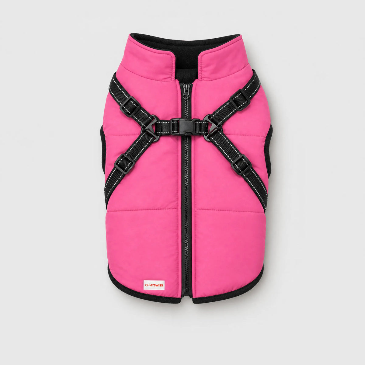 Cappotto per cani 3 in 1 impermeabile con pettorina integrata OHMYSWISS