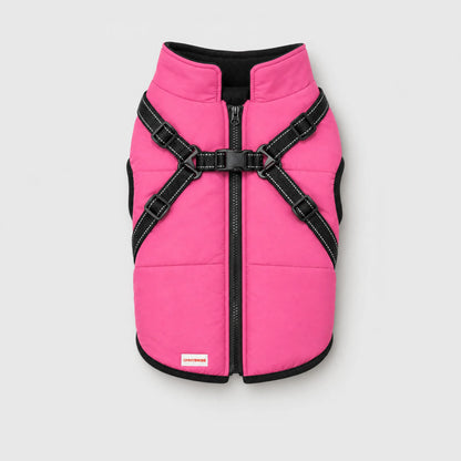 Cappotto per cani 3 in 1 impermeabile con pettorina integrata OHMYSWISS