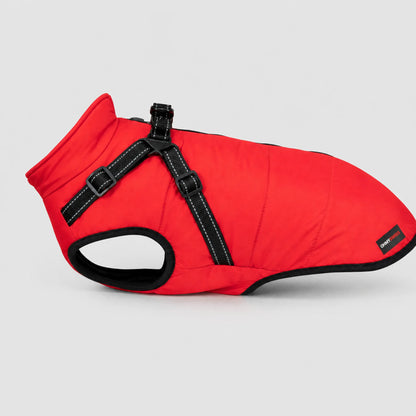 Wasserdichter 3-in-1-Hundemantel mit integriertem Geschirr von OHMYSWISS