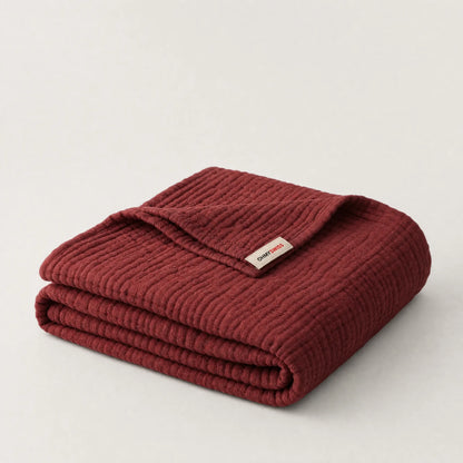 Coperta in mussola 100% cotone – Morbidezza Nuvola OHMYSWISS