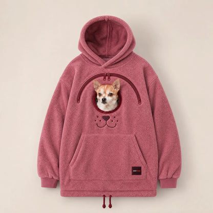 Felpa con cappuccio Sherpa per trasportare animali – Trasporta il tuo amico a quattro zampe a mani libere OHMYSWISS