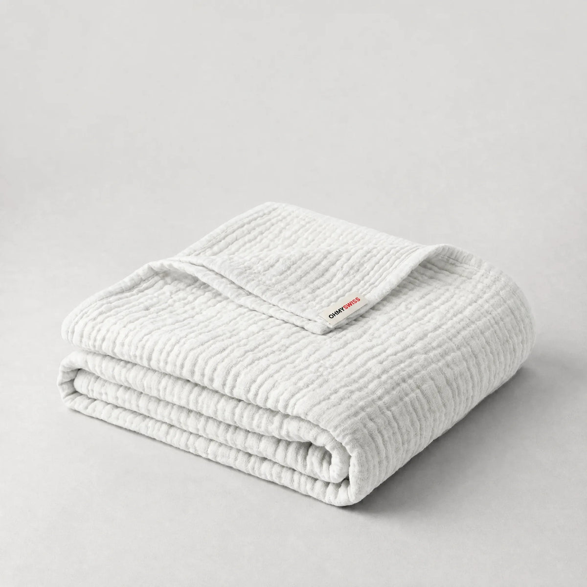 Coperta in mussola 100% cotone – Morbidezza Nuvola OHMYSWISS