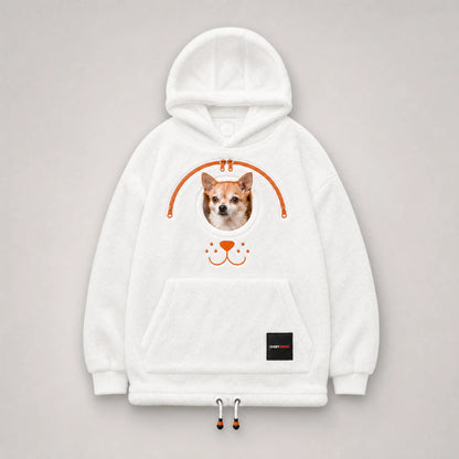 Felpa con cappuccio porta-animali Sherpa – Trasporta il tuo amico a quattro zampe con le mani libere OHMYSWISS