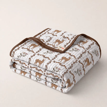 Coperta in mussola 100% cotone – Morbidezza Nuvola OHMYSWISS