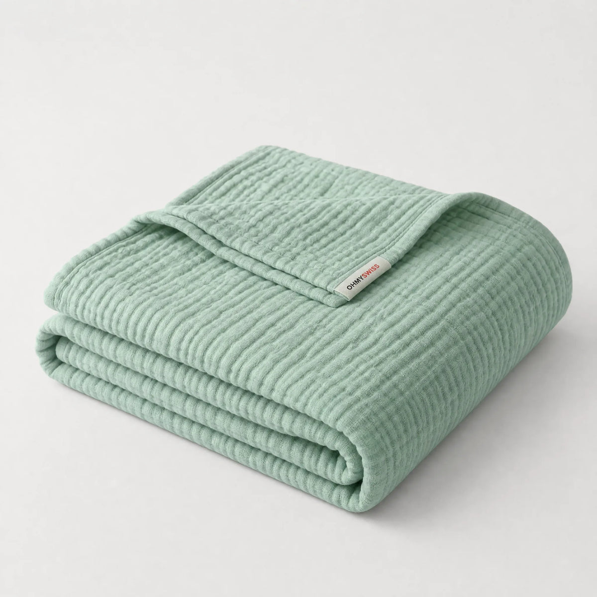 Coperta in mussola 100% cotone – Morbidezza Nuvola OHMYSWISS